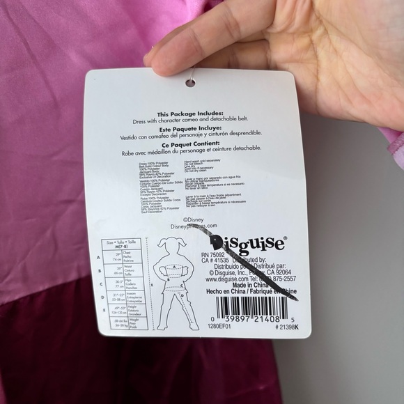 Halloween Costume‎ Disney Princesse Mulan taille M 7-8 - Picture 8 of 10